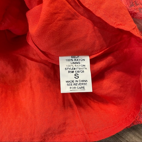 Honey Punch Boho Embroidered Mesh Top - Picture 5 of 6